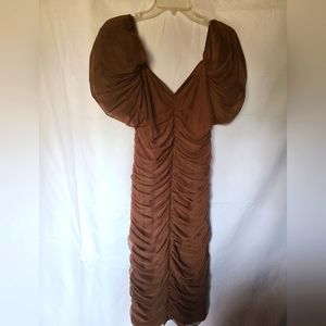 SZ 12 ASOS DESIGN RUCHED DRESS